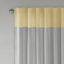 Buy 🧨 Madison Park Infinity Polyoni Pintuck Single Window Curtain Panel Grey 😉 -Madison Park Sales unnamed file 1045