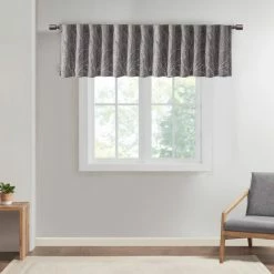 Deals 😉 Madison Park Eliza Faux Silk Embroidered Window Valance - 50 X 18" Chocolate 🤩 -Madison Park Sales unnamed file 1069