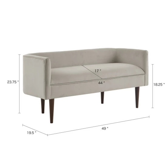 Cheapest ๐คฉ Madison Park Lovisa Cream Accent Bench ๐ 4 Cheapest ๐คฉ Madison Park Lovisa Cream Accent Bench ๐ - Image 2