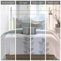 Best Pirce ⌛ Madison Park Rochelle 6-pc. Reversible Coverlet Set Blue ⭐ -Madison Park Sales unnamed file 1091