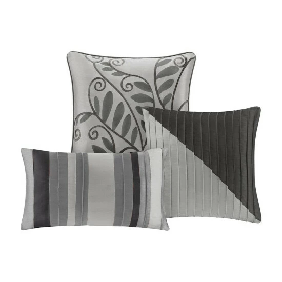 Top 10 🎁 Madison Park Infinity Black 7-piece Comforter Set ✨ 5 Top 10 🎁 Madison Park Infinity Black 7-piece Comforter Set ✨ - Image 3