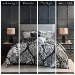 Outlet ❤️ Madison Park Marcella Printed 6 Piece Duvet Cover Set (Insert Excluded) Black 🥰 15 Outlet ❤️ Madison Park Marcella Printed 6 Piece Duvet Cover Set (Insert Excluded) Black 🥰 -Madison Park Sales unnamed file 1183