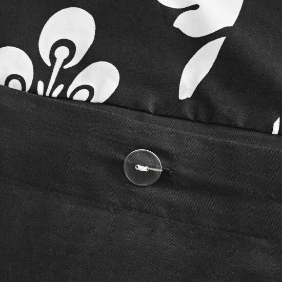 Outlet ❤️ Madison Park Marcella Printed 6 Piece Duvet Cover Set (Insert Excluded) Black 🥰 8 Outlet ❤️ Madison Park Marcella Printed 6 Piece Duvet Cover Set (Insert Excluded) Black 🥰 - Image 6