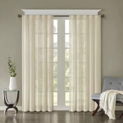 Buy ❤️ Madison Park Kaylee Solid Crushed Sheer Window Curtain Pair Spice ⭐ 17 Buy ❤️ Madison Park Kaylee Solid Crushed Sheer Window Curtain Pair Spice ⭐ -Madison Park Sales unnamed file 1211