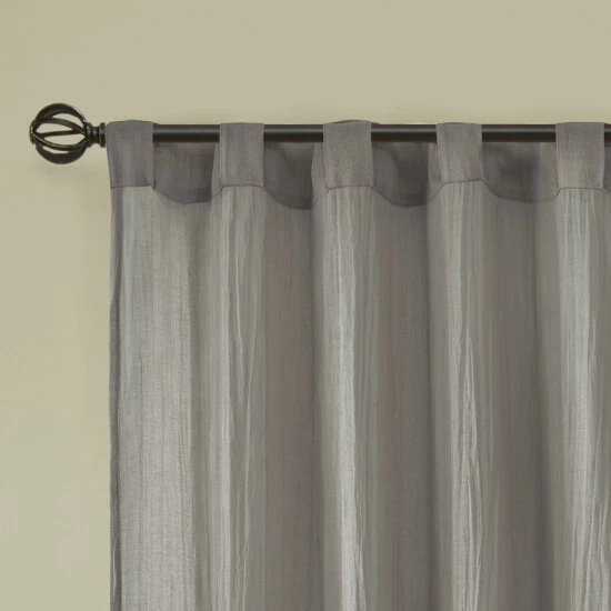 Buy ❤️ Madison Park Kaylee Solid Crushed Sheer Window Curtain Pair Spice ⭐ 10 Buy ❤️ Madison Park Kaylee Solid Crushed Sheer Window Curtain Pair Spice ⭐ - Image 8