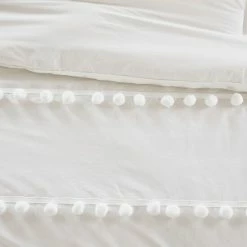 Cheap 👍 Madison Park Tracie Pom Pom Cotton Comforter Set Ivory ✔️ -Madison Park Sales unnamed file 1233