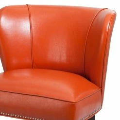 Brand new 😉 Madison Park Sheldon Orange Concave Back Armless Accent Chair 🧨 -Madison Park Sales unnamed file 1249