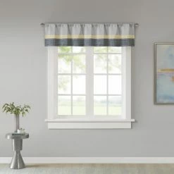 Brand new 🔥 Madison Park Infinity Polyoni Pintuck Window Valance Black 👏 -Madison Park Sales unnamed file 1286