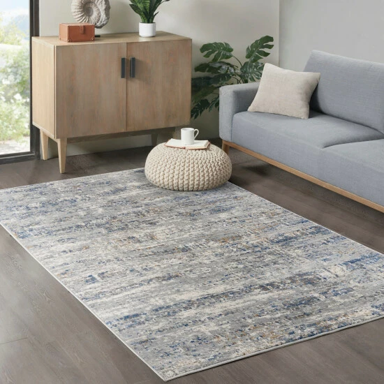 Promo ๐ Madison Park Marie Blue/ Cream Abstract Area Rug ๐ฅฐ 3 Promo ๐ Madison Park Marie Blue/ Cream Abstract Area Rug ๐ฅฐ