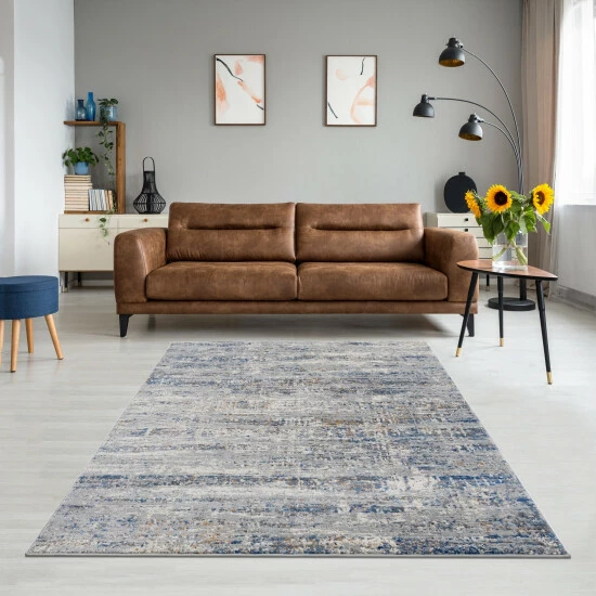 Promo ๐ Madison Park Marie Blue/ Cream Abstract Area Rug ๐ฅฐ 4 Promo ๐ Madison Park Marie Blue/ Cream Abstract Area Rug ๐ฅฐ - Image 2