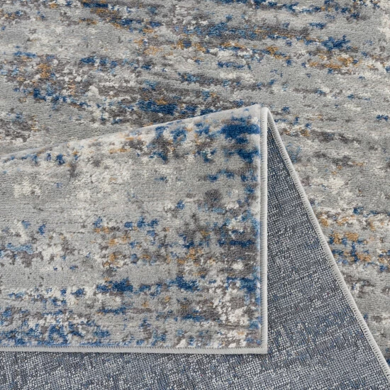 Promo ๐ Madison Park Marie Blue/ Cream Abstract Area Rug ๐ฅฐ 6 Promo ๐ Madison Park Marie Blue/ Cream Abstract Area Rug ๐ฅฐ - Image 4