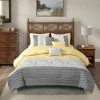 Brand new 🔔 Madison Park Belle Yellow 7 Piece Embroidered Comforter Set 🎉