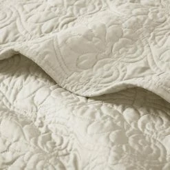 Buy 🤩 Madison Park Mansfield Oversized Quilted Throw Ivory 🔥 -Madison Park Sales unnamed file 1331