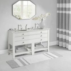 Outlet 🛒 Madison Park Spa Cotton Reversible Bath Rug Blue 😉 18 Outlet 🛒 Madison Park Spa Cotton Reversible Bath Rug Blue 😉 -Madison Park Sales unnamed file 1374