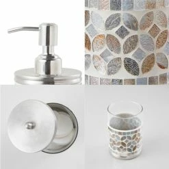 Wholesale 🔥 Madison Park Tesera Mosaic Glass 3 Piece Bath Accessory Set 🥰 -Madison Park Sales unnamed file 1387