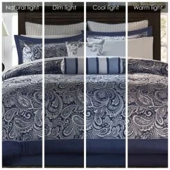 Hot Sale 👍 Madison Park Whitman Navy Paisley Jacquard 12-piece Bedding Set ⭐ -Madison Park Sales unnamed file 1409