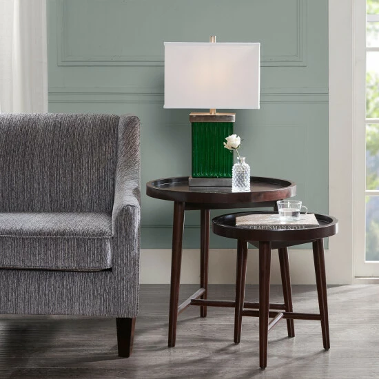 Buy ๐ Madison Park Intersect Ebony Nesting Tables (Set Of 2) โ 3 Buy ๐ Madison Park Intersect Ebony Nesting Tables (Set Of 2) โ