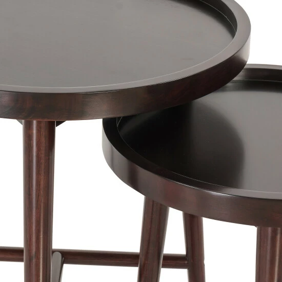 Buy ๐ Madison Park Intersect Ebony Nesting Tables (Set Of 2) โ 4 Buy ๐ Madison Park Intersect Ebony Nesting Tables (Set Of 2) โ - Image 2