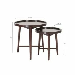 Buy ๐ Madison Park Intersect Ebony Nesting Tables (Set Of 2) โ 11 Buy ๐ Madison Park Intersect Ebony Nesting Tables (Set Of 2) โ -Madison Park Sales unnamed file 1441