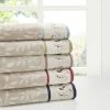 Flash Sale 🔔 Madison Park Belle Embroidered Cotton Jacquard 6-piece Towel Set 🧨
