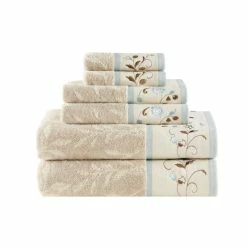 Flash Sale 🔔 Madison Park Belle Embroidered Cotton Jacquard 6-piece Towel Set 🧨 -Madison Park Sales unnamed file 1459
