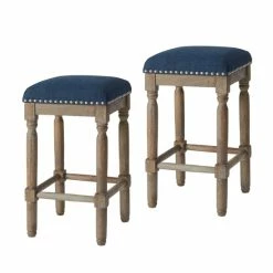 Promo 🎉 Madison Park Kagen Navy Stool (Set Of 2) 👏 9 Promo 🎉 Madison Park Kagen Navy Stool (Set Of 2) 👏 -Madison Park Sales unnamed file 1478