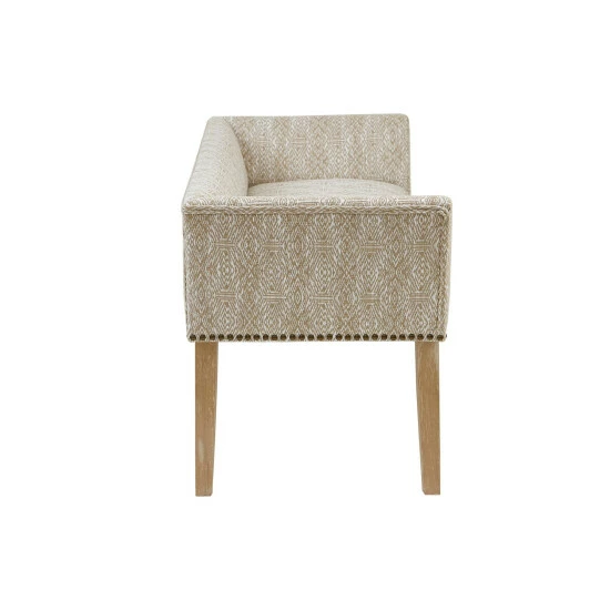 Budget 🎉 Madison Park Antonio Upholstered Rectangular Accent Bench Grey 😉 7 Budget 🎉 Madison Park Antonio Upholstered Rectangular Accent Bench Grey 😉 - Image 5