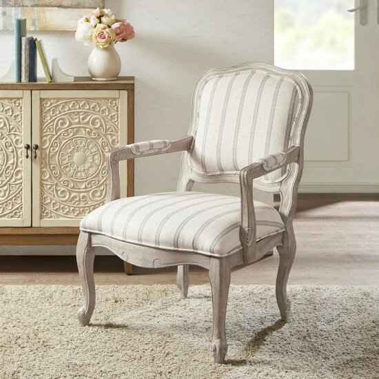 Outlet โญ Madison Park Charlotte Natural Camel Back Exposed Wood Chair ๐ 3 Outlet โญ Madison Park Charlotte Natural Camel Back Exposed Wood Chair ๐