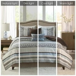 Top 10 ✔️ Madison Park Harvard Blue 5-piece Coverlet Set 🔔 -Madison Park Sales unnamed file 1550