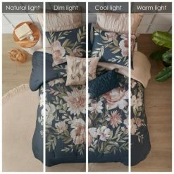 Best Sale 🎁 Madison Park Maia Navy Blush Floral Print 8-piece Cotton Comforter Set 😀 -Madison Park Sales unnamed file 1561