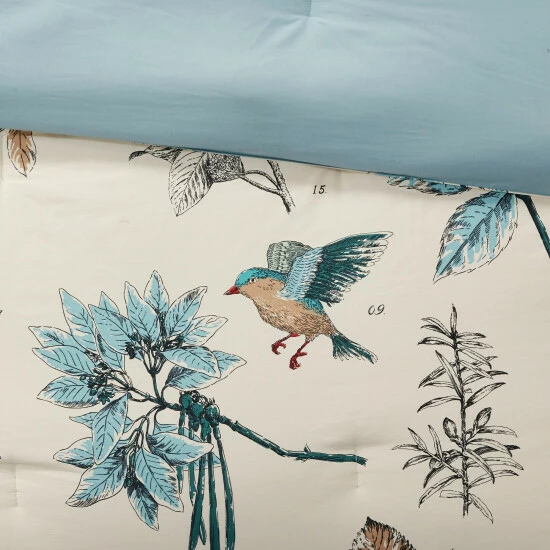 Buy ๐ Madison Park Pierce Printed Bird Pattern Cotton Twill 7-piece Comforter Set ๐ 5 Buy ๐ Madison Park Pierce Printed Bird Pattern Cotton Twill 7-piece Comforter Set ๐ - Image 3