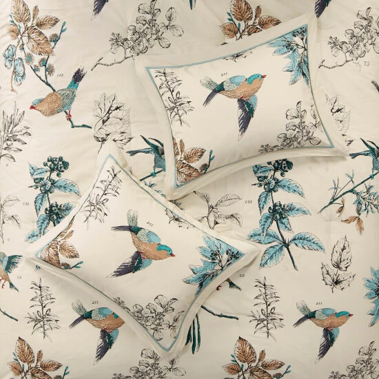 Buy ๐ Madison Park Pierce Printed Bird Pattern Cotton Twill 7-piece Comforter Set ๐ 6 Buy ๐ Madison Park Pierce Printed Bird Pattern Cotton Twill 7-piece Comforter Set ๐ - Image 4