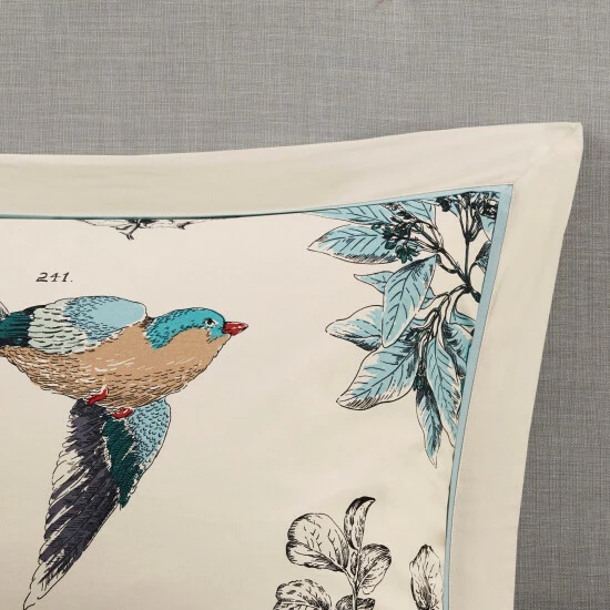 Buy ๐ Madison Park Pierce Printed Bird Pattern Cotton Twill 7-piece Comforter Set ๐ 10 Buy ๐ Madison Park Pierce Printed Bird Pattern Cotton Twill 7-piece Comforter Set ๐ - Image 8