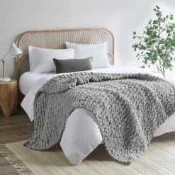 Wholesale 🧨 Madison Park Chenille Chunky Knit Throw Grey ❤️ -Madison Park Sales unnamed file 1617