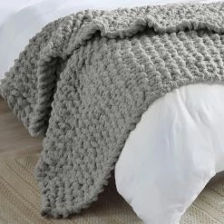 Wholesale 🧨 Madison Park Chenille Chunky Knit Throw Grey ❤️ -Madison Park Sales unnamed file 1618