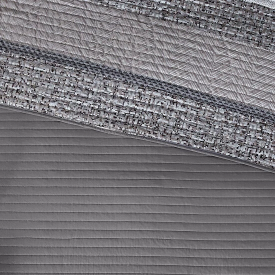 Best Pirce ๐ Madison Park Melody 6 Piece Reversible Jacquard Coverlet Set Grey/taupe ๐ฅ 9 Best Pirce ๐ Madison Park Melody 6 Piece Reversible Jacquard Coverlet Set Grey/taupe ๐ฅ - Image 7