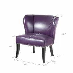 Cheap 🤩 Madison Park Sheldon Purple Armless Accent Chair 💯 -Madison Park Sales unnamed file 1688