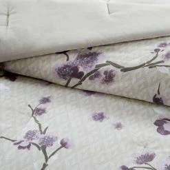 Cheapest 🎁 Madison Park Isabella Grey And Purple 8 Piece Cotton Comforter Set ❤️ -Madison Park Sales unnamed file 1701
