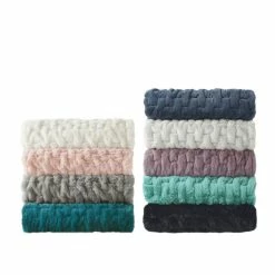 Best Pirce 🛒 Madison Park Ruched Fur Throw Blush 👏 -Madison Park Sales unnamed file 1725