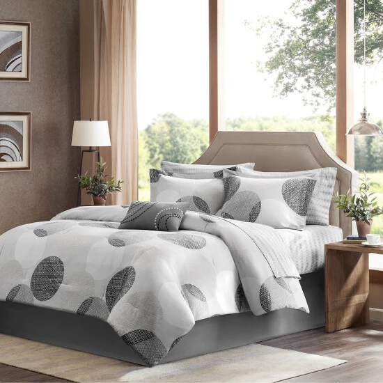 Wholesale ๐ Madison Park Essentials Glendale Complete Comforter Set With Cotton Bed Sheets ๐คฉ 4 Wholesale ๐ Madison Park Essentials Glendale Complete Comforter Set With Cotton Bed Sheets ๐คฉ - Image 2
