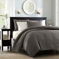 Flash Sale 😉 Madison Park Mansfield Reversible Coverlet Set Grey 🎉 -Madison Park Sales unnamed file 184