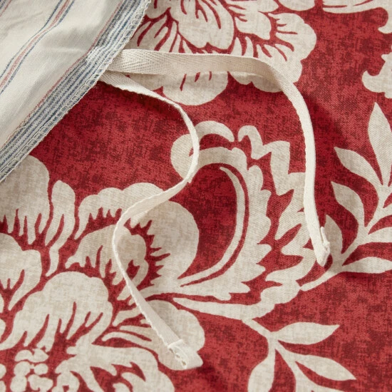 Flash Sale 😍 Madison Park Georgia Red Cotton Duvet Cover Set ❤️ 11 Flash Sale 😍 Madison Park Georgia Red Cotton Duvet Cover Set ❤️ - Image 9