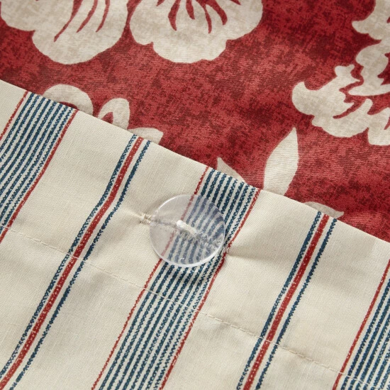 Flash Sale 😍 Madison Park Georgia Red Cotton Duvet Cover Set ❤️ 12 Flash Sale 😍 Madison Park Georgia Red Cotton Duvet Cover Set ❤️ - Image 10