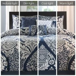 Best reviews of 💯 Madison Park Marcella 7 Piece Cotton Printed Comforter Set Black 👏 -Madison Park Sales unnamed file 1882
