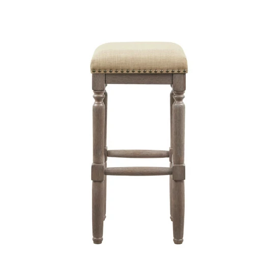 Outlet ๐คฉ Madison Park Kagen Bar Stool Set Of 2 Gray ๐ฏ 6 Outlet ๐คฉ Madison Park Kagen Bar Stool Set Of 2 Gray ๐ฏ - Image 4
