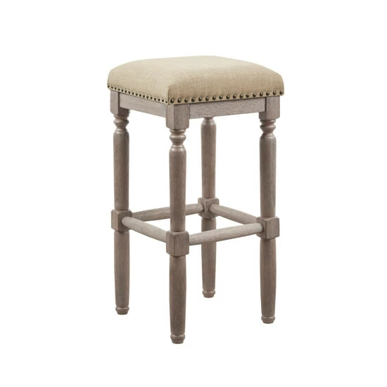 Outlet ๐คฉ Madison Park Kagen Bar Stool Set Of 2 Gray ๐ฏ 7 Outlet ๐คฉ Madison Park Kagen Bar Stool Set Of 2 Gray ๐ฏ - Image 5