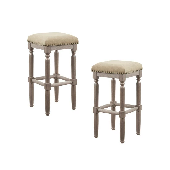 Outlet ๐คฉ Madison Park Kagen Bar Stool Set Of 2 Gray ๐ฏ 9 Outlet ๐คฉ Madison Park Kagen Bar Stool Set Of 2 Gray ๐ฏ - Image 7