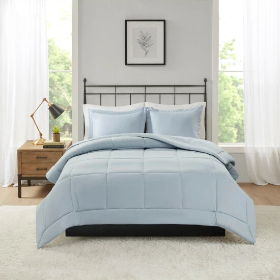 Wholesale ๐ Madison Park Belford Microcell Down Alternative Comforter Set Grey ๐ 5 Wholesale ๐ Madison Park Belford Microcell Down Alternative Comforter Set Grey ๐ - Image 3