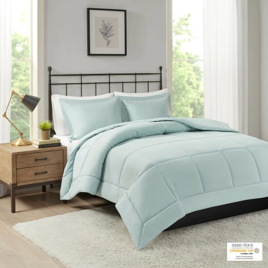 Wholesale ๐ Madison Park Belford Microcell Down Alternative Comforter Set Grey ๐ 11 Wholesale ๐ Madison Park Belford Microcell Down Alternative Comforter Set Grey ๐ - Image 9