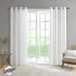 Brand new 😀 Madison Park Mission Solid 3M Scotchgard Outdoor Curtain Panel Taupe 👏 -Madison Park Sales unnamed file 1963